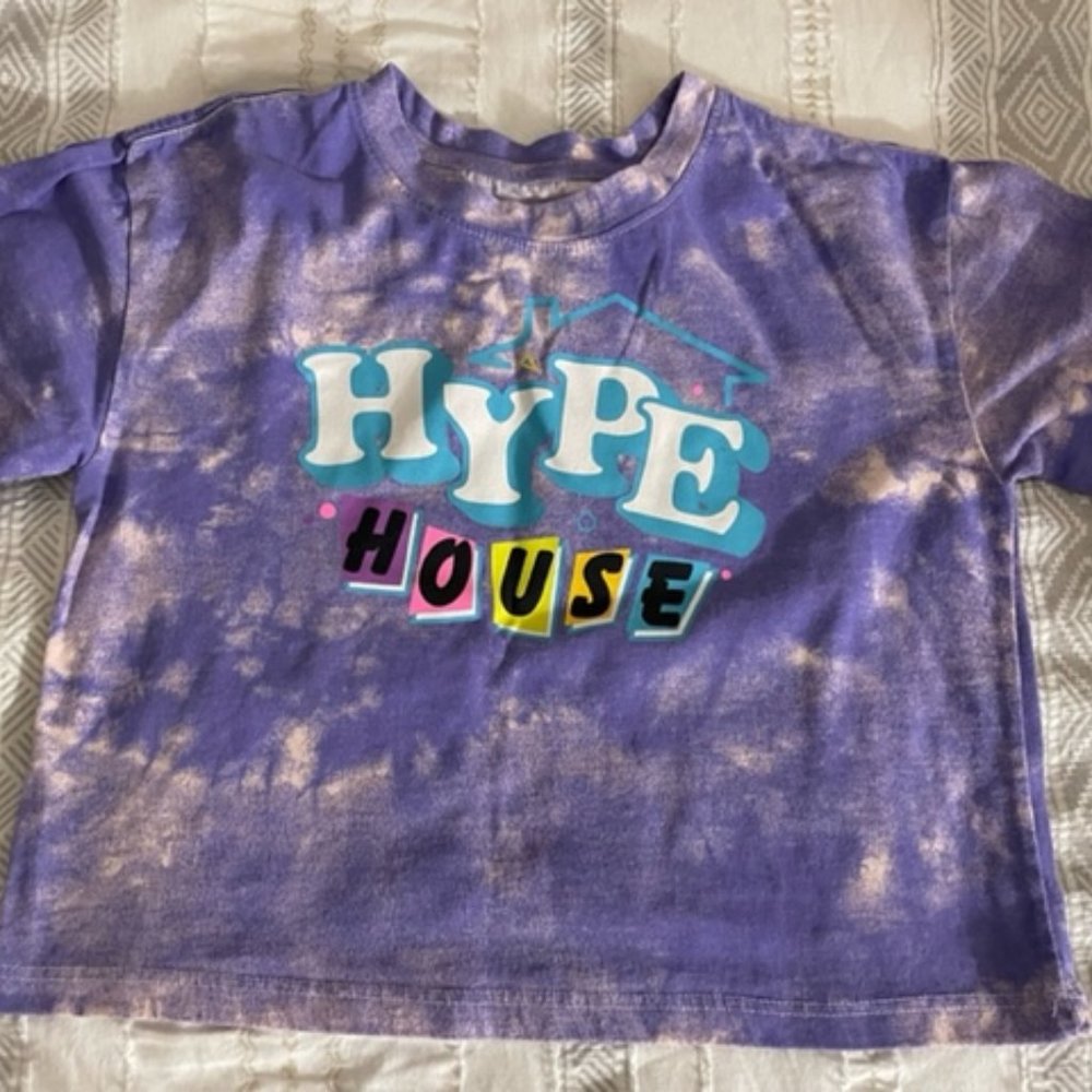Girls "Hype House" Tie Dye T-Shirt - Size M